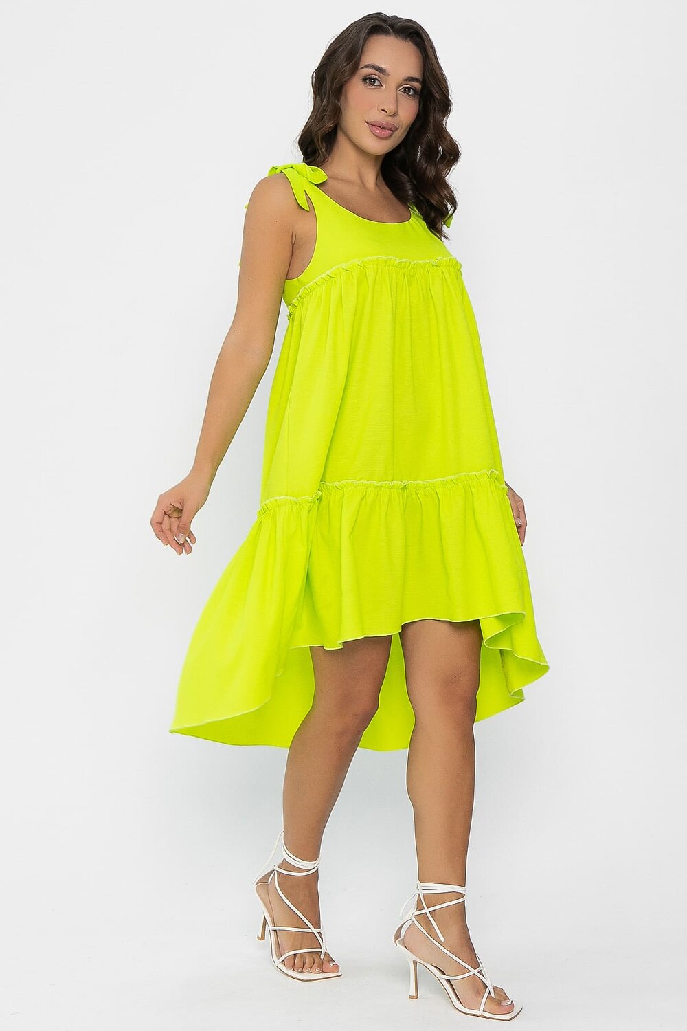LT Collection Платье 548784 П14061-14М ярко-салатовый