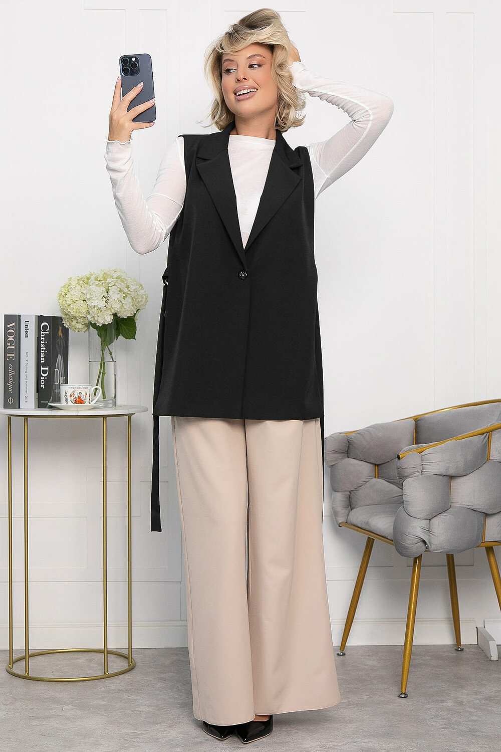 LT Collection Жилет 548785 Б14060-24М черный