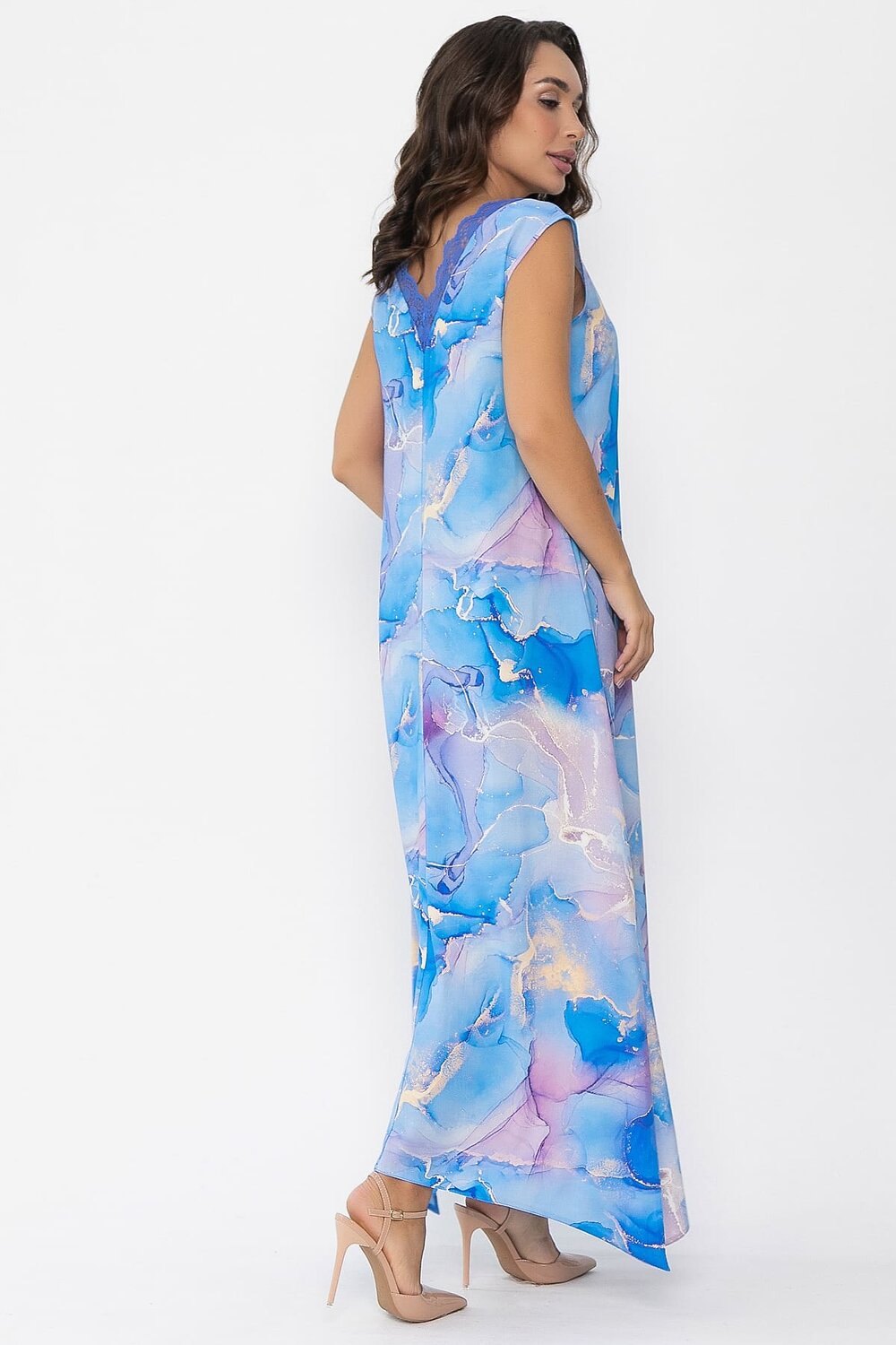 LT Collection Платье 548787 П14070-4М голубой