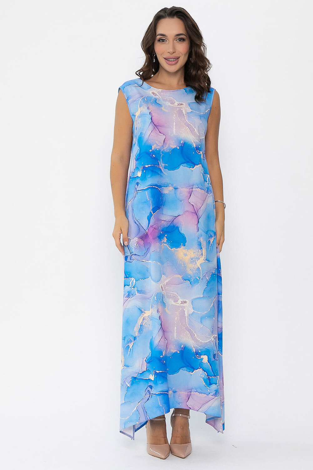LT Collection Платье 548787 П14070-4М голубой