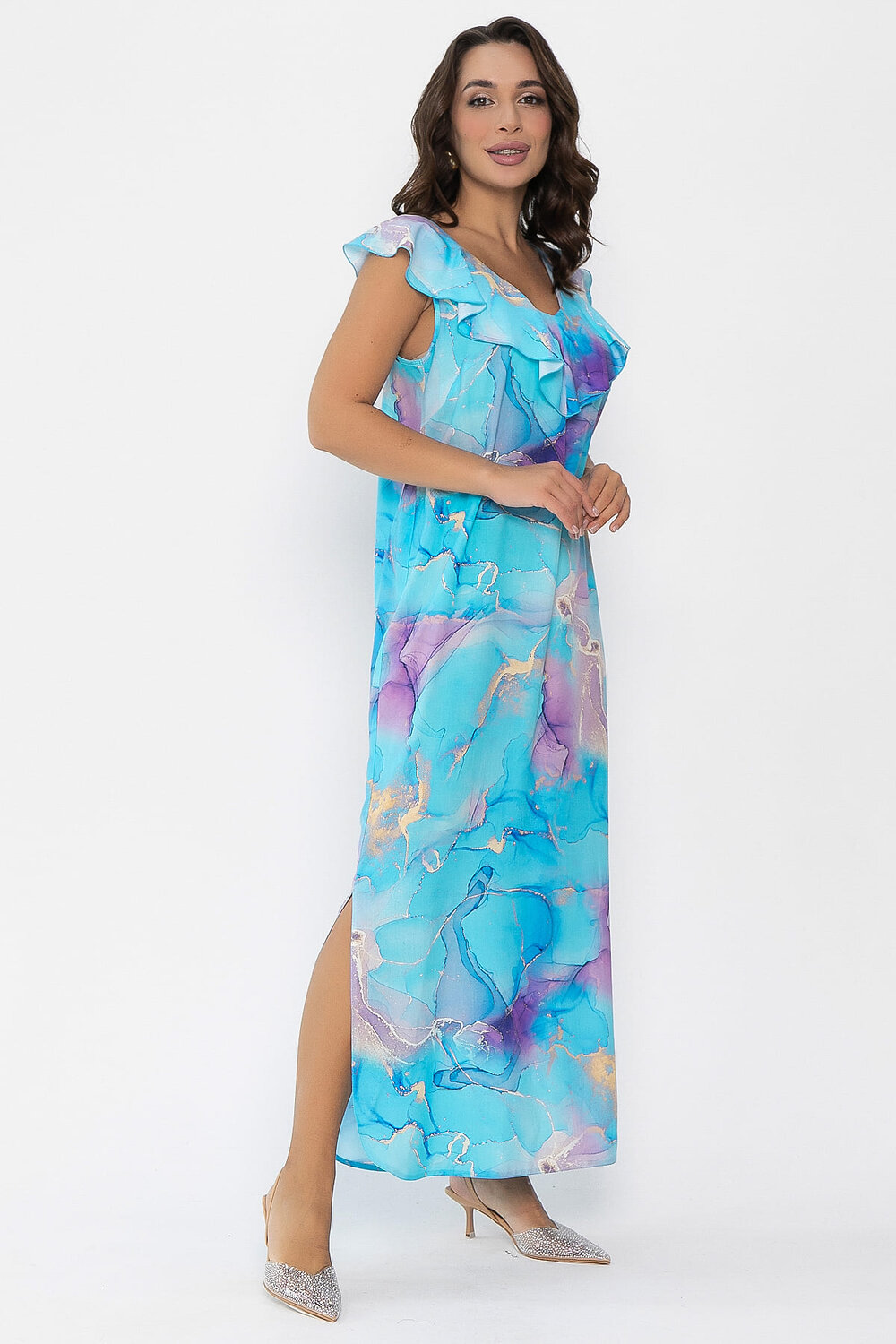 LT Collection Платье 548789 П14074-4М бирюза