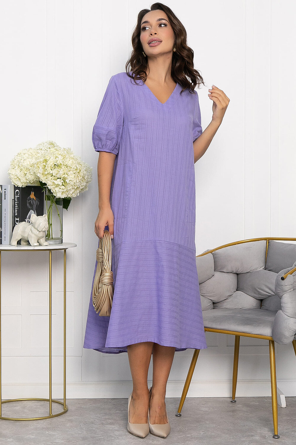 LT Collection Платье 548793 П14069-30М сиреневый
