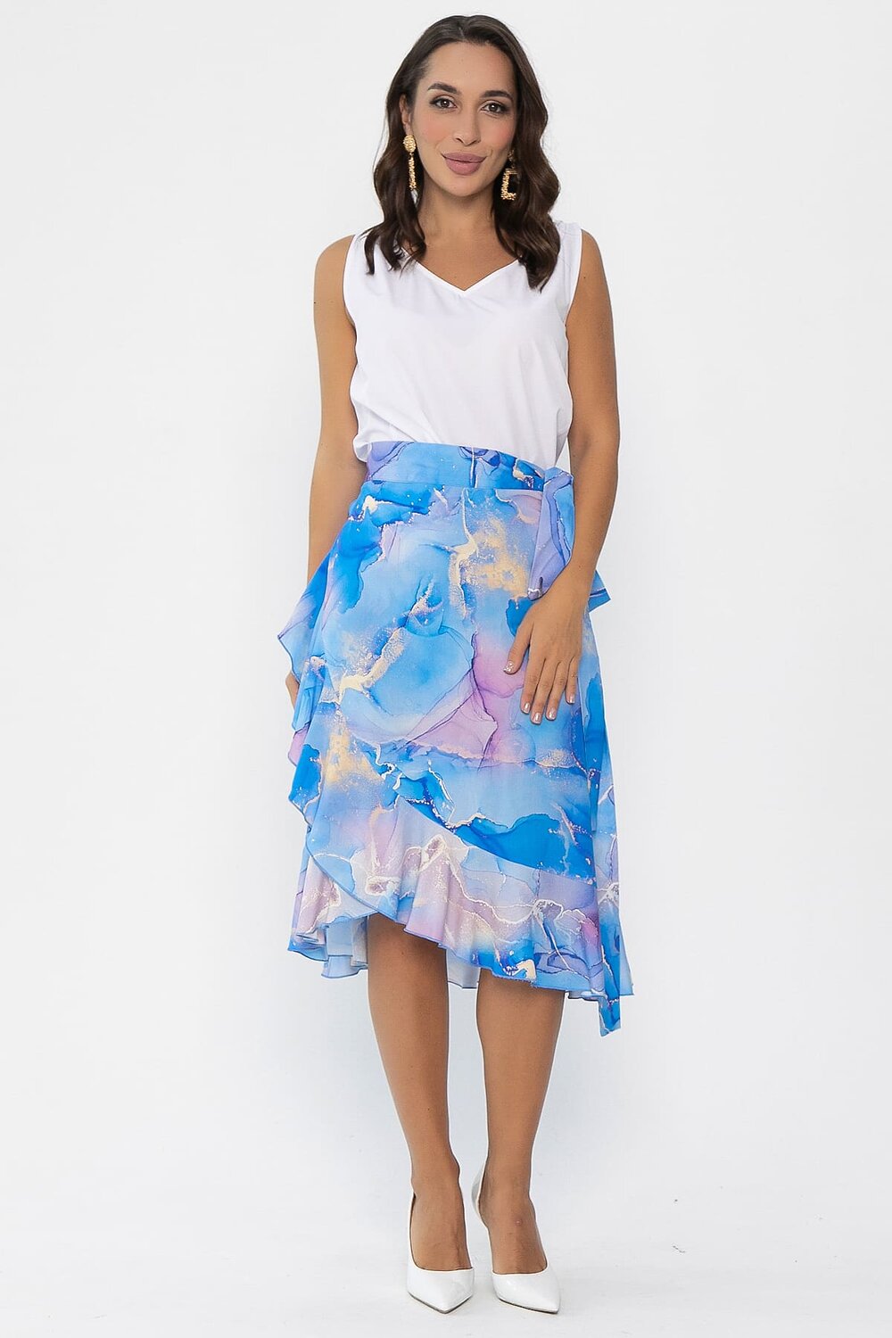 LT Collection Юбка 548796 Ю14075-4М синий