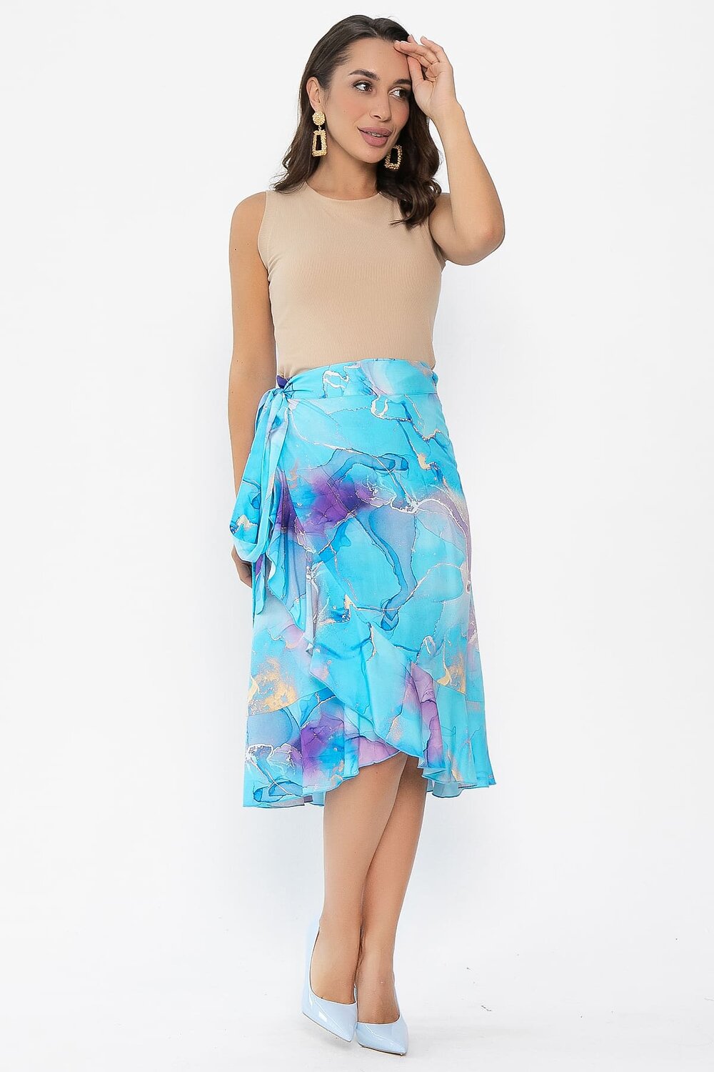 LT Collection Юбка 548797 Ю14076-4М бирюзовый