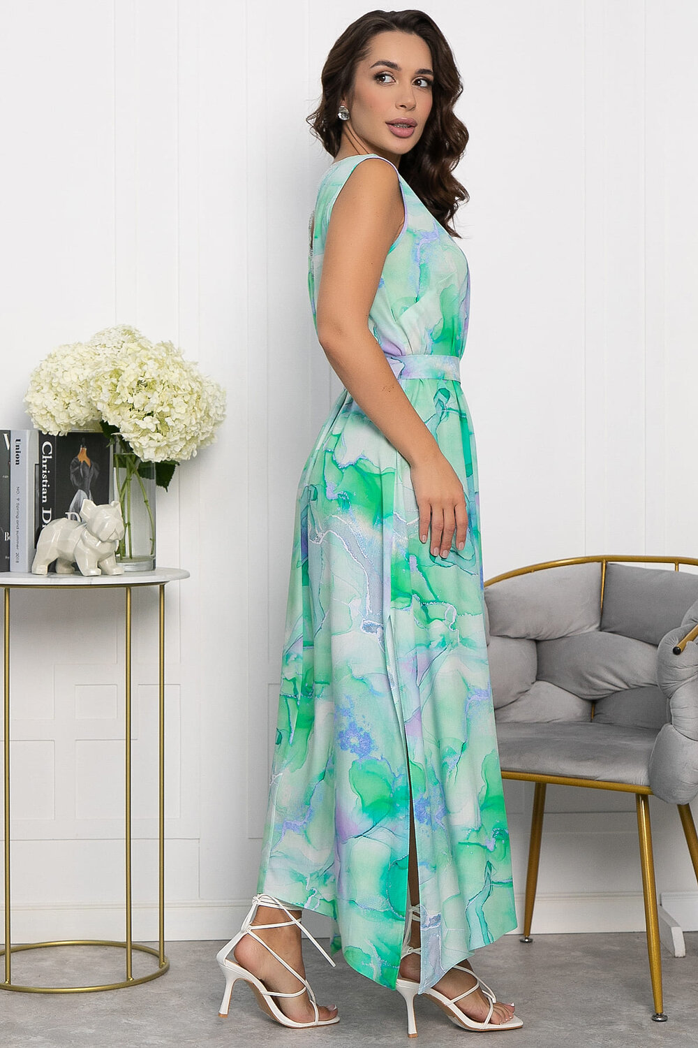 LT Collection Платье 548798 П14072-4М зеленый
