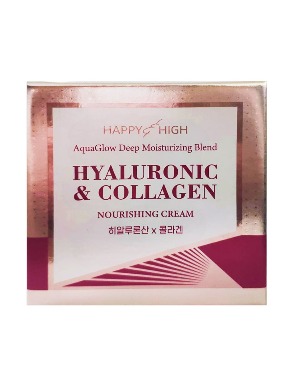 HAPPY HIGH Питательный крем для лица с гиалуроновой кислотой и коллагеном / Aqua Glow Deep Moisturizing Blend, 50 г 548901 27847