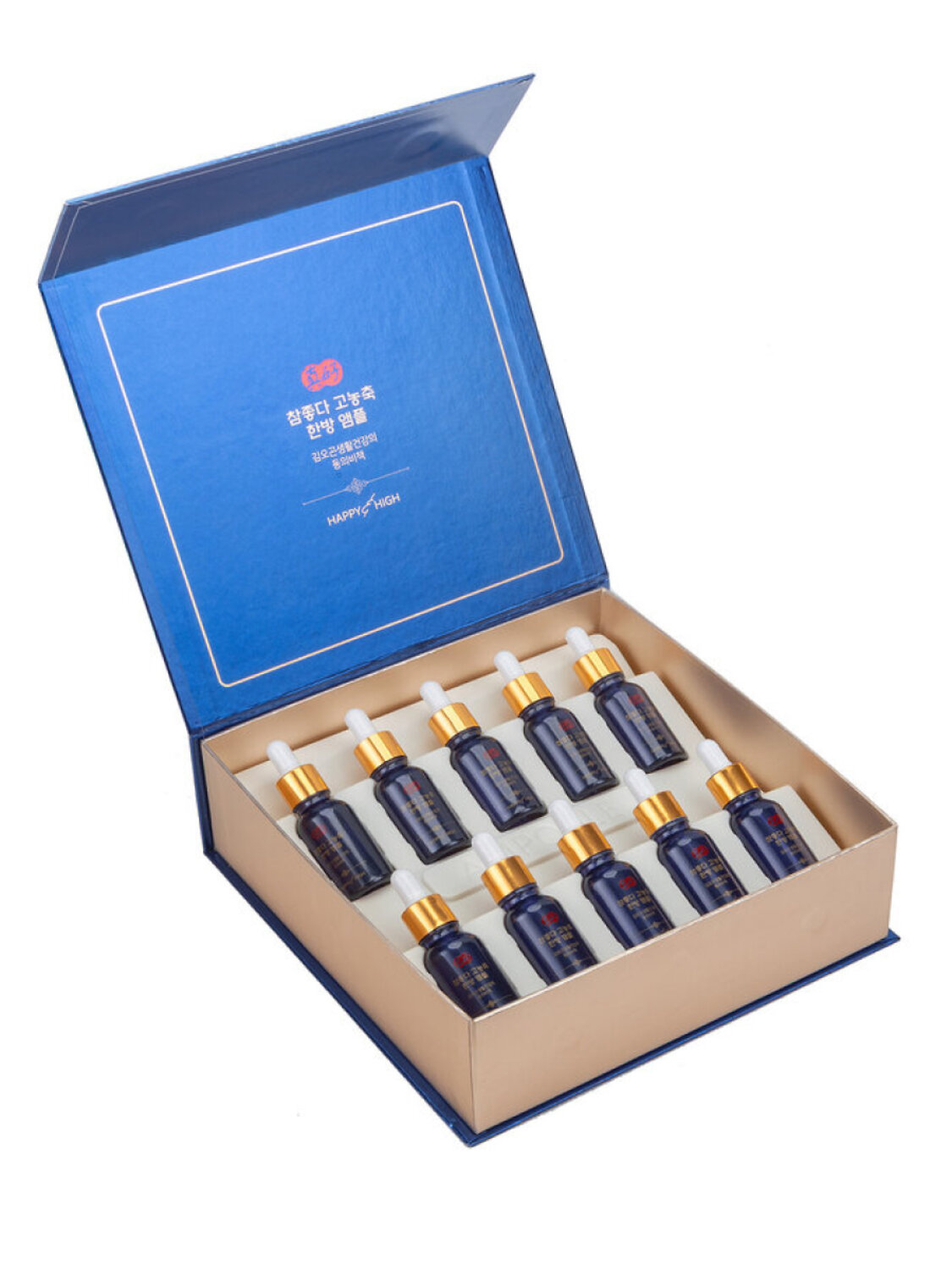 HAPPY HIGH Набор высококонцентрированных сывороток для лица с восточными травами / Highly Concentrated Oriental Herbs Ampoule, 15 мл x 10 548902 27944