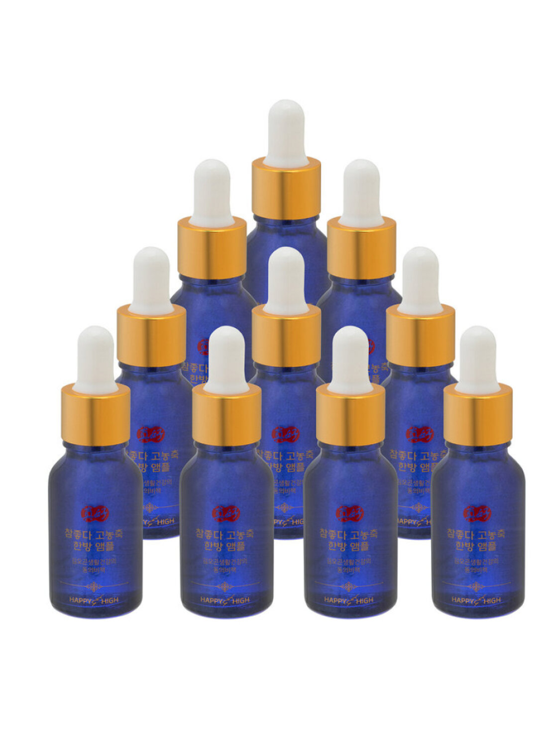 HAPPY HIGH Набор высококонцентрированных сывороток для лица с восточными травами / Highly Concentrated Oriental Herbs Ampoule, 15 мл x 10 548902 27944