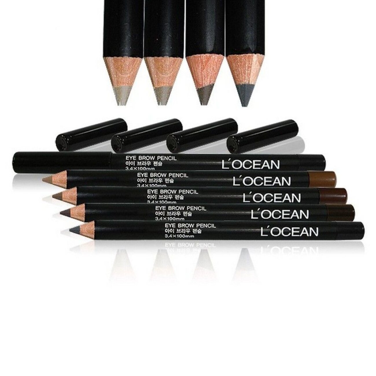 L‘OCEAN Карандаш для бровей / Eye Brow Pencil, 03 Dark Brown 548905 22746