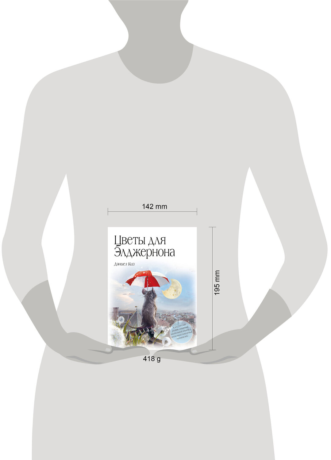 Эксмо Дэниел Киз "Цветы для Элджернона (пер. Д. Селиверстовой)" 549310 978-5-04-199854-7