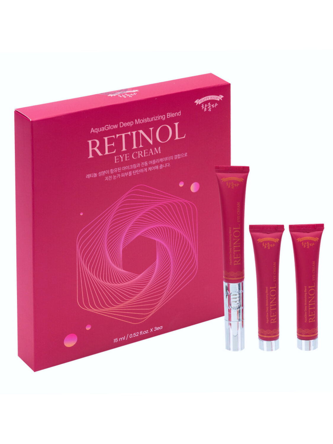 HAPPY HIGH Крем для кожи вокруг глаз с ретинолом / Retinol Eye Cream, 15 мл x 3 шт. 549992 27965