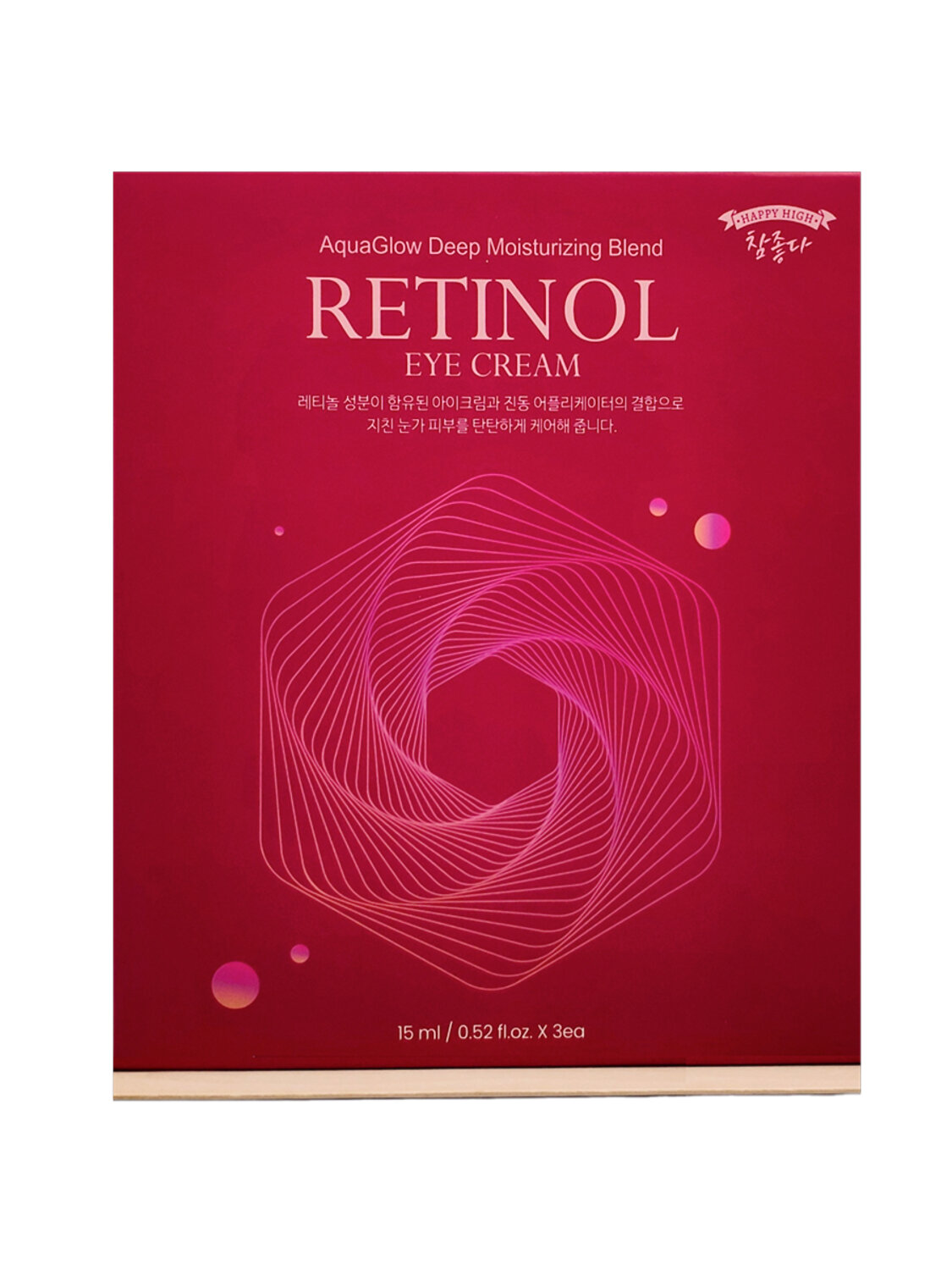 HAPPY HIGH Крем для кожи вокруг глаз с ретинолом / Retinol Eye Cream, 15 мл x 3 шт. 549992 27965