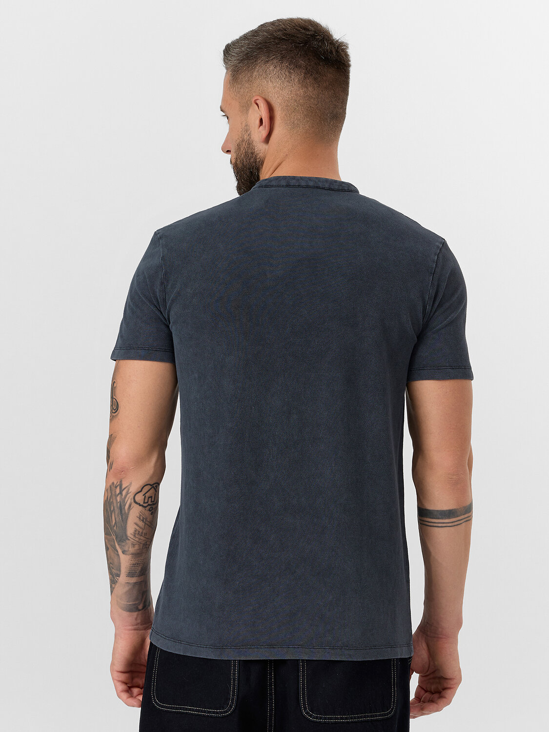 MARK FORMELLE Поло 550028 111697/1 ACID WASH черный