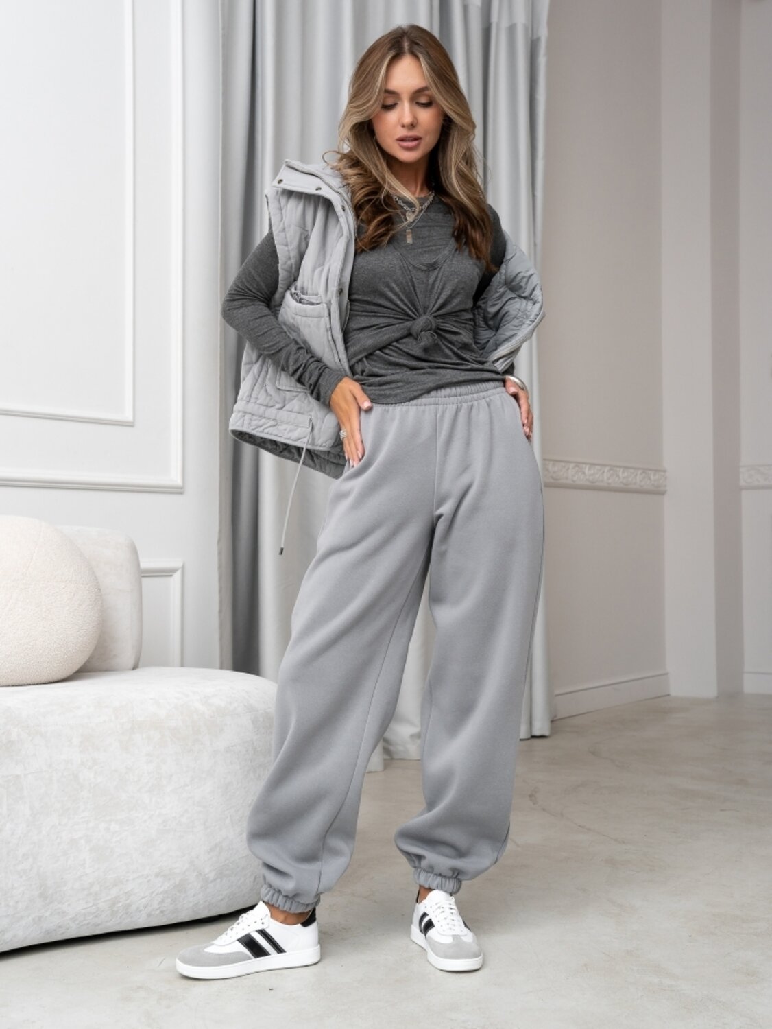 Binita Брюки 550149 1226/4-1 серый