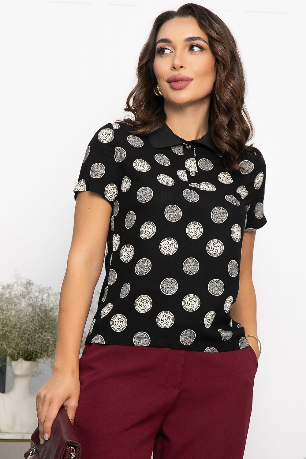 LT Collection Поло 550206 Б14092-10М черный