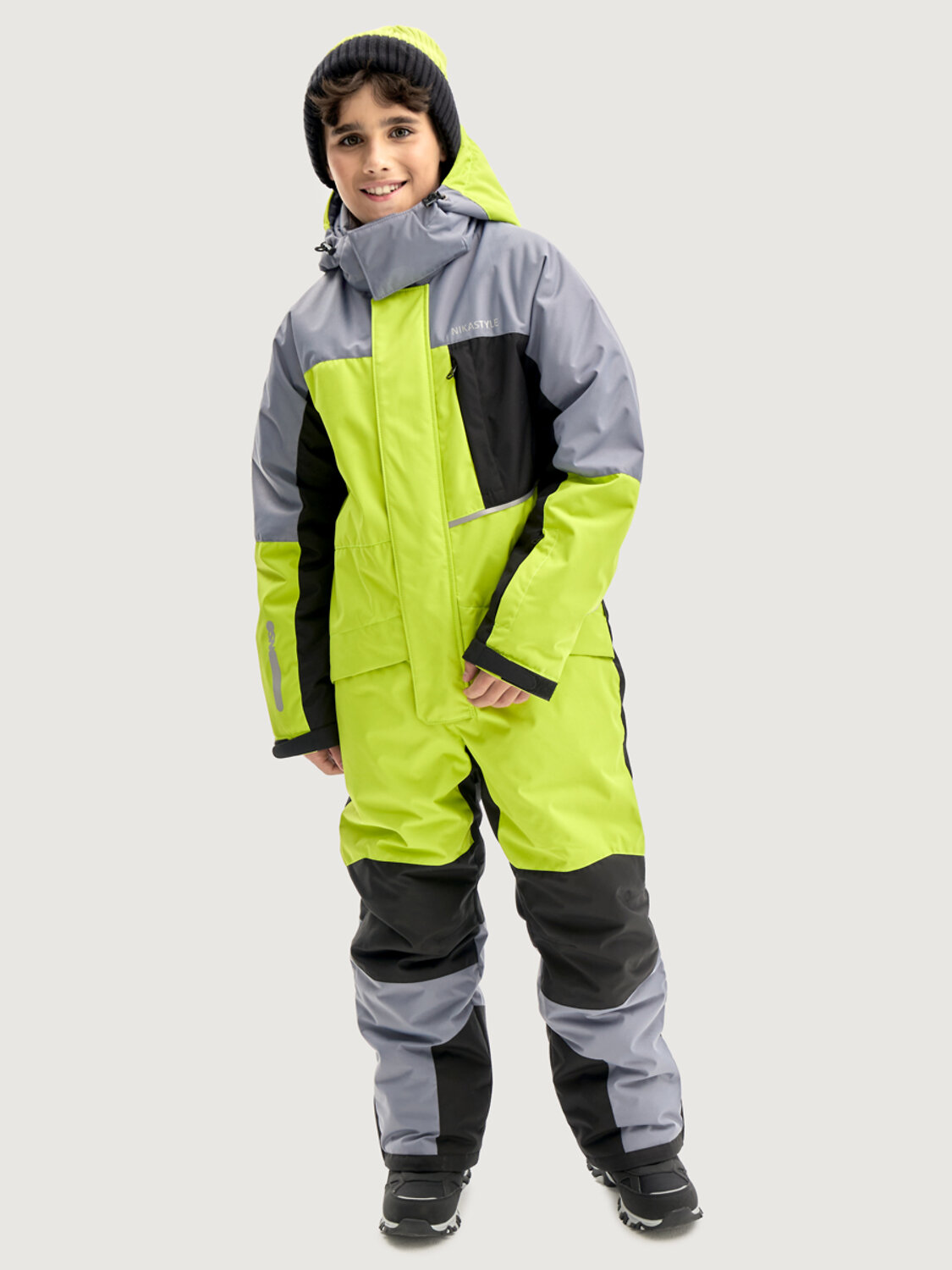 NIKASTYLE Комбинезон 550348 8з4925 салат/сталь