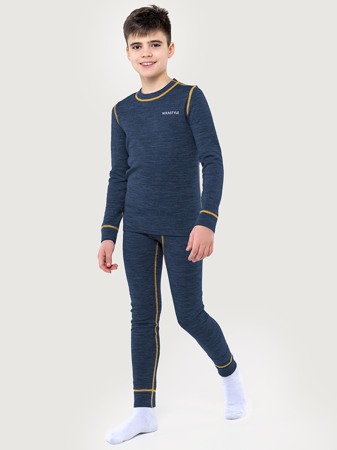 NIKASTYLE Комплект 550406 7т11125 синий меланж