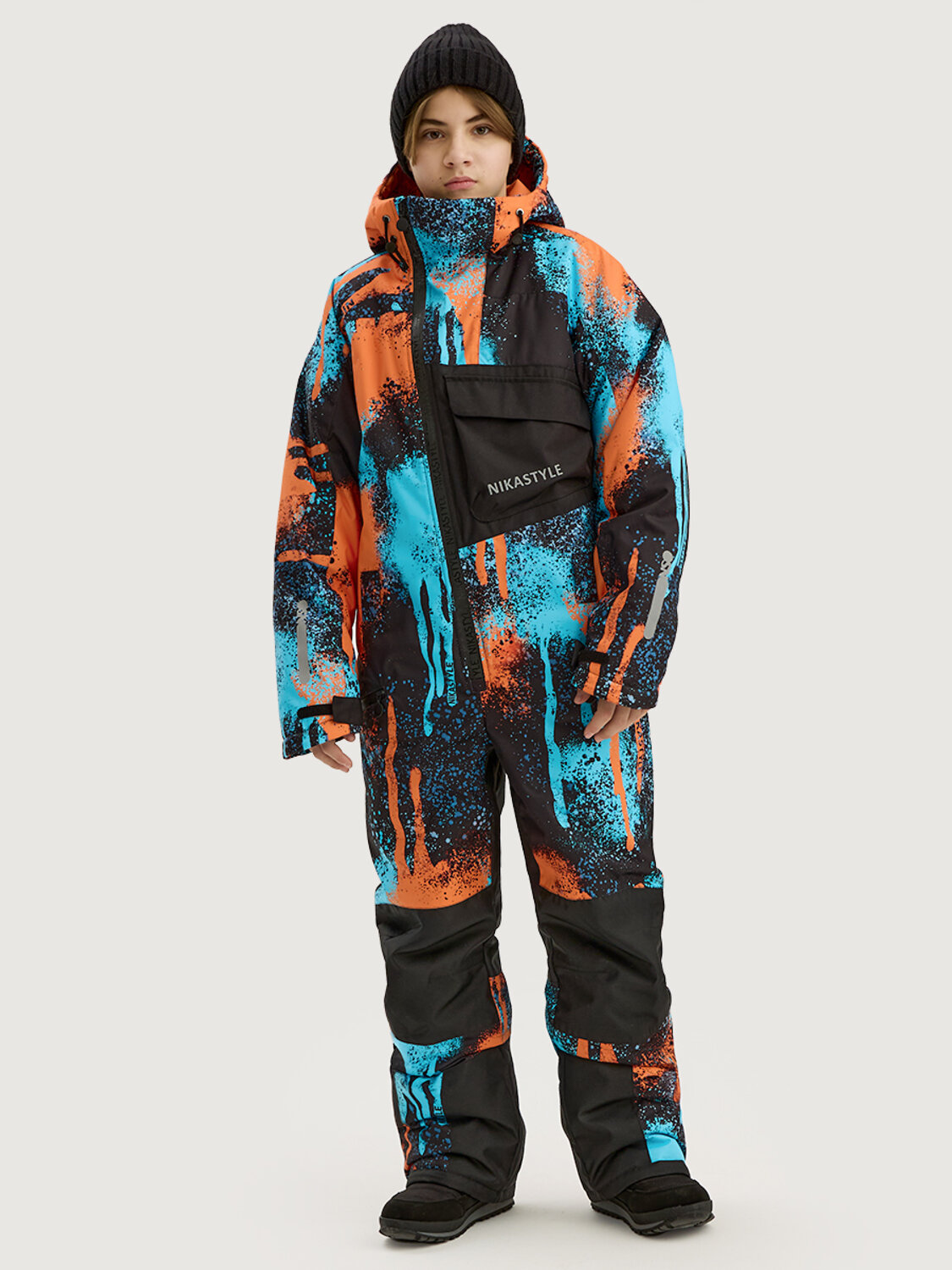 NIKASTYLE Комбинезон 550413 8з1525 оранж/черный