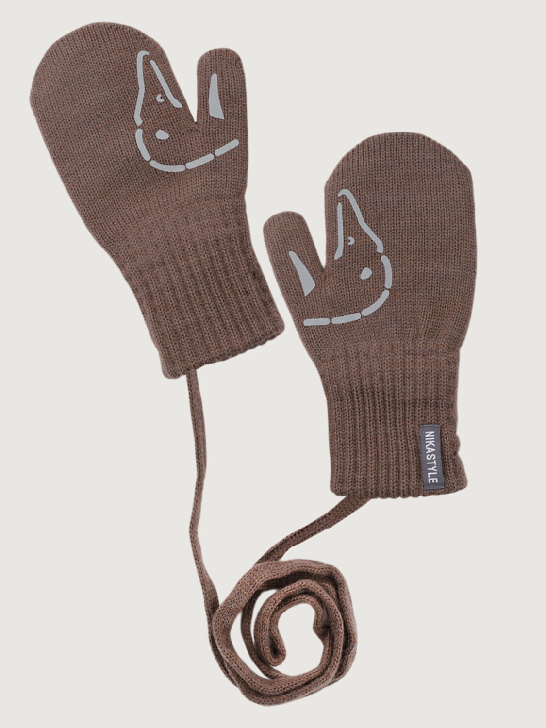 NIKASTYLE Варежки 550503 14з17025 кофе