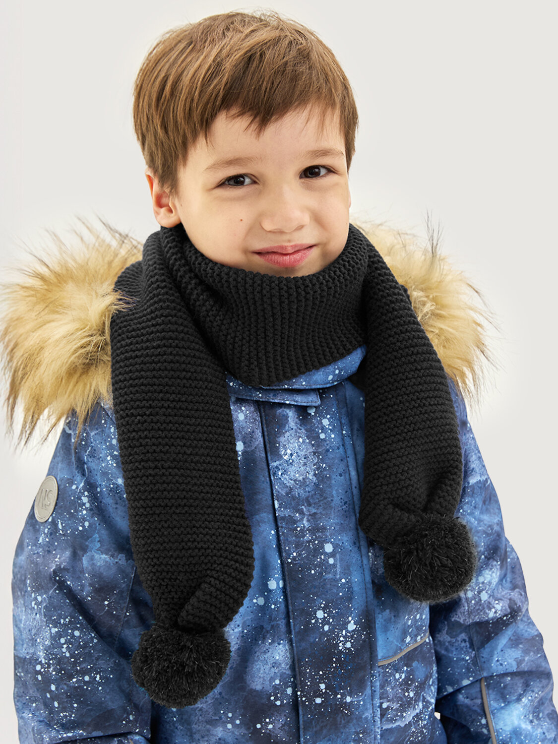NIKASTYLE Шарф 550641 17з15725 черный