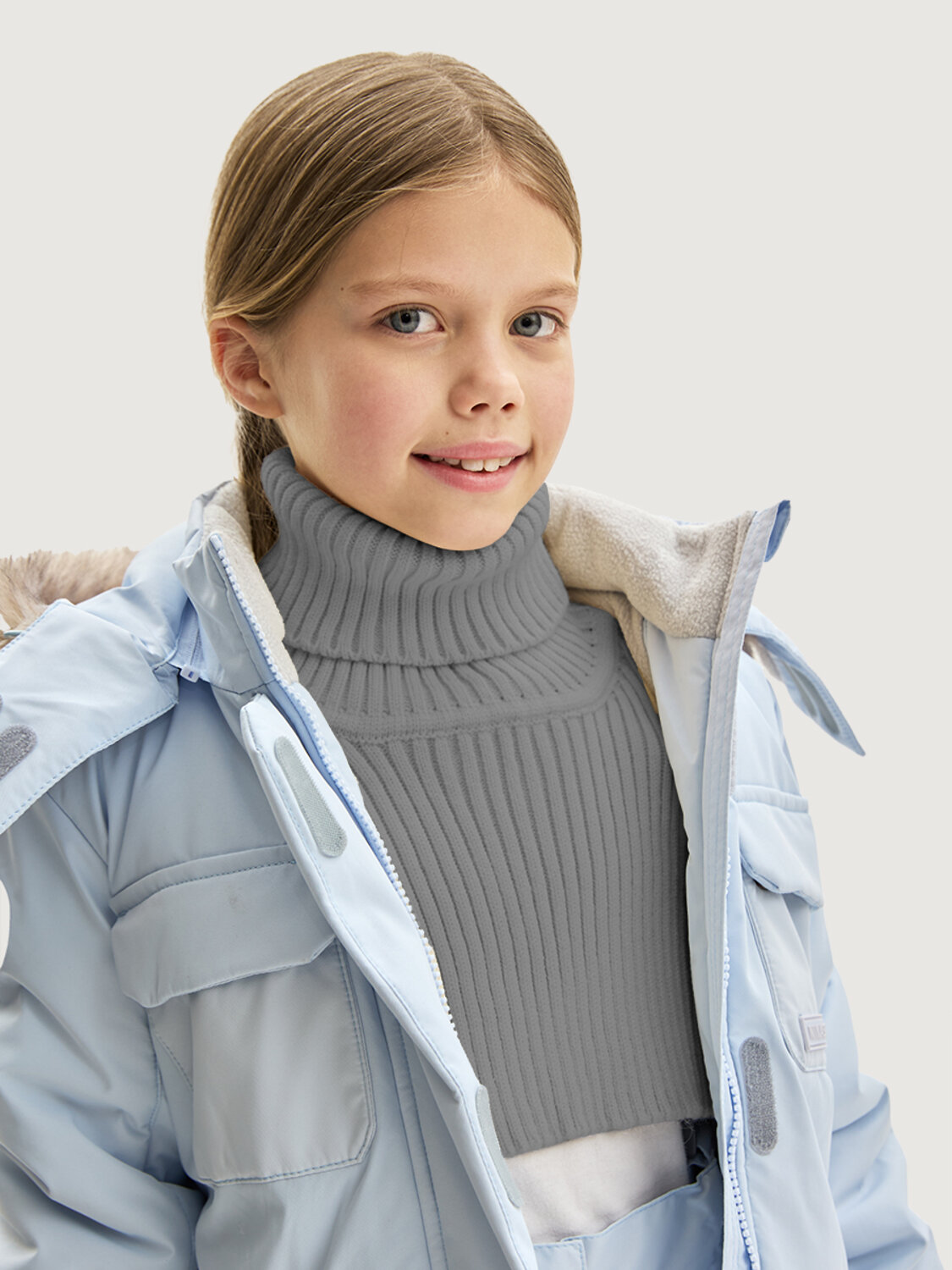 NIKASTYLE Шарф-манишка 550644 17з16825 серый