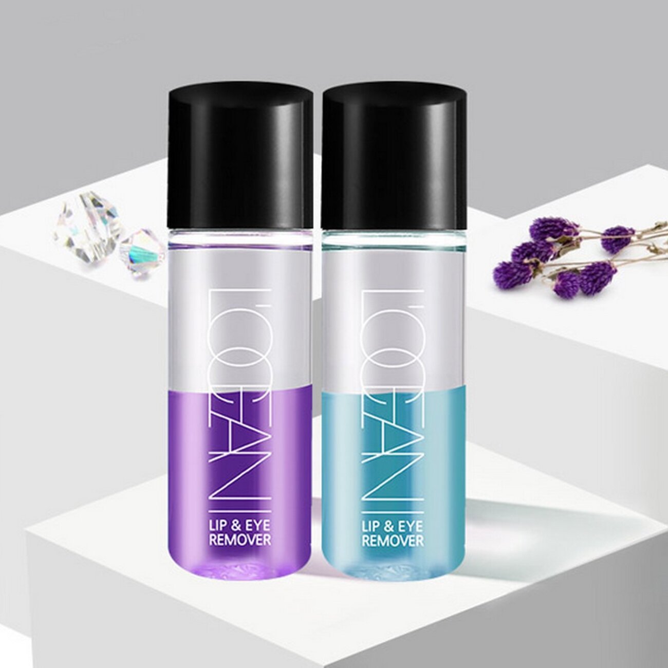 L‘OCEAN Средство для снятия макияжа с глаз и губ / Lip And Eye Remover Liquid Makeup Purple, 100 мл 550676 22783