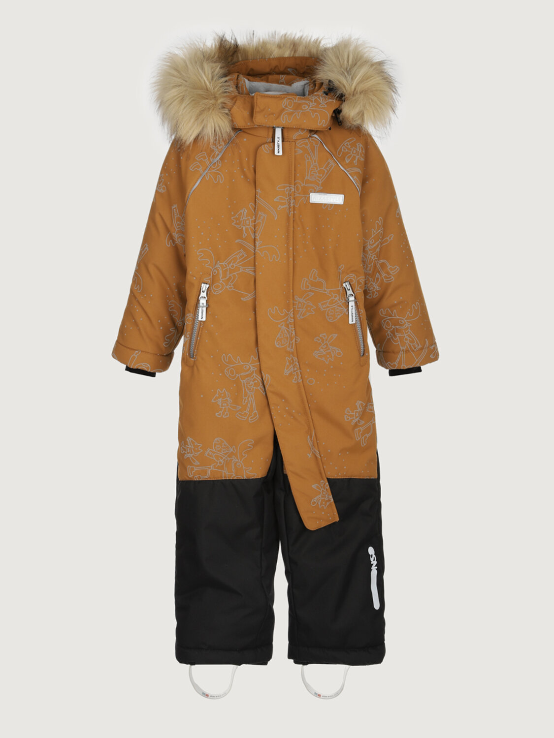 NIKASTYLE Комбинезон 550741 8з0325 кэмел/черный