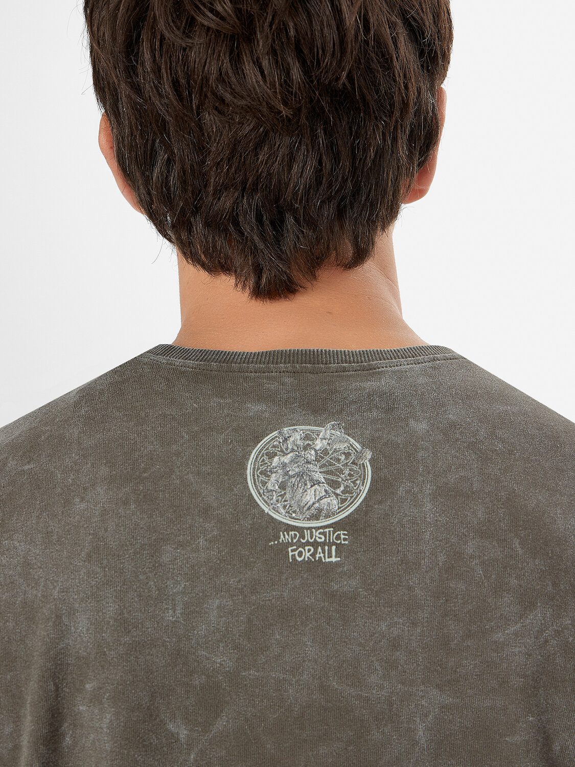 MARK FORMELLE Футболка 550930 111931 ACID WASH т.оливковый +печать
