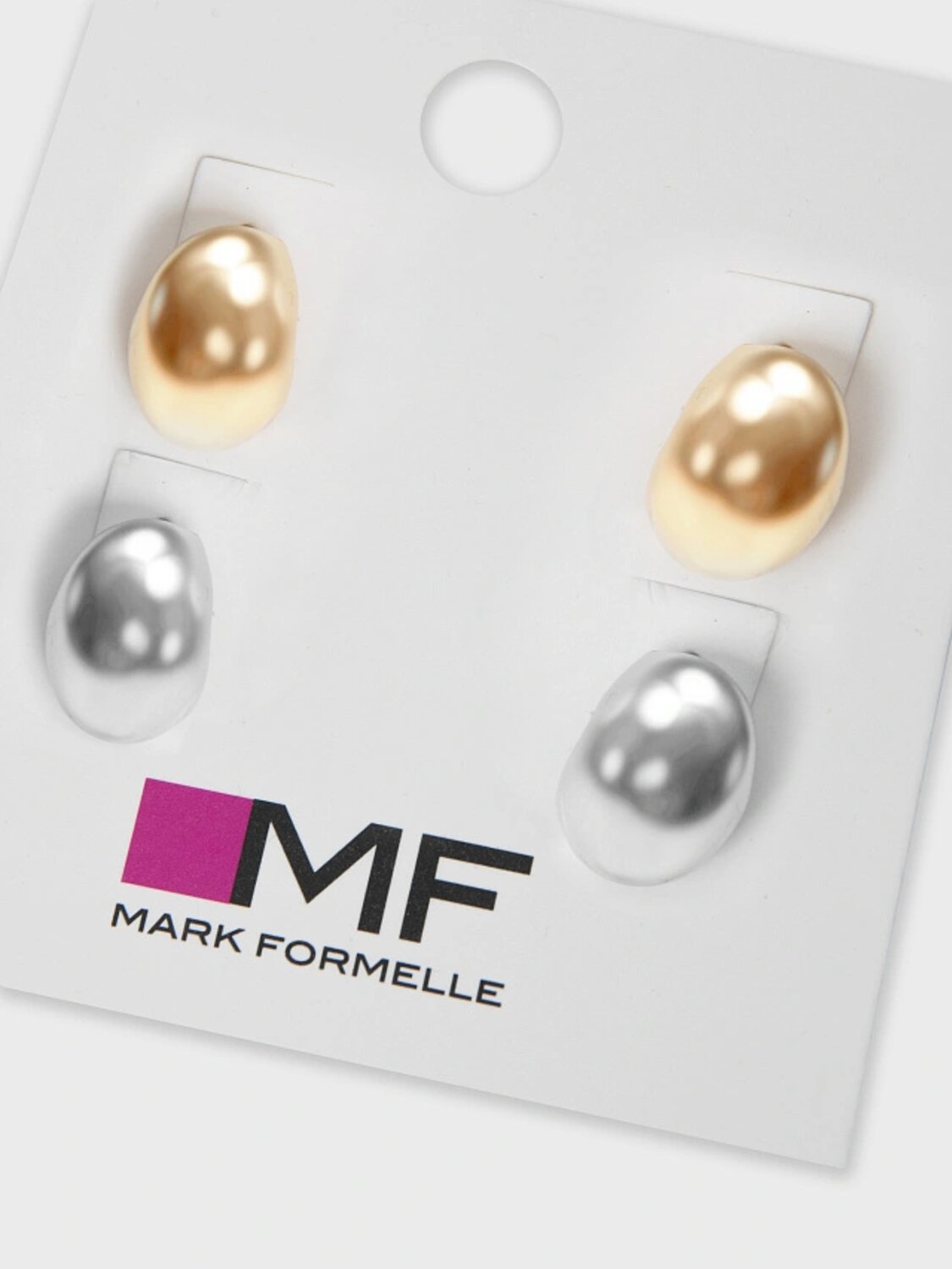 MARK FORMELLE Серьги 550954 LA508-0697 золото +серебро