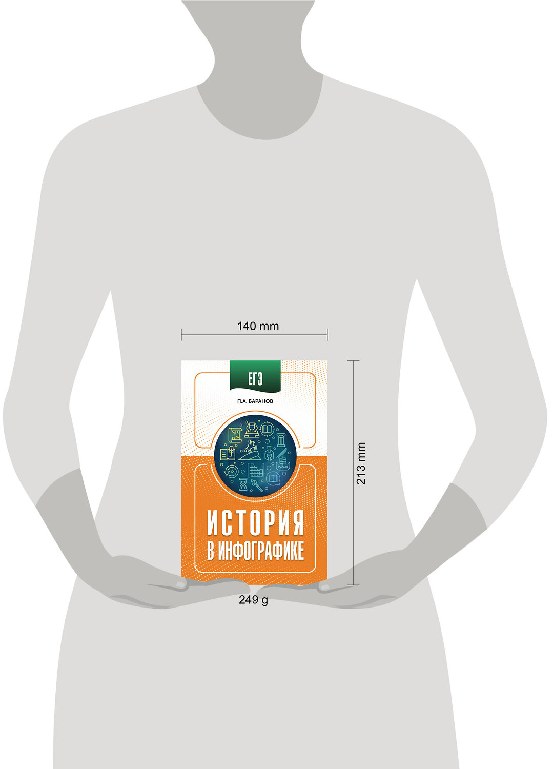 АСТ Баранов П.А. "ЕГЭ. История в инфографике" 551302 978-5-17-177856-9