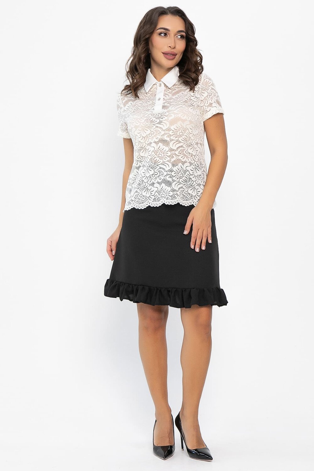 LT Collection Поло 551354 Б14143-10М молочный