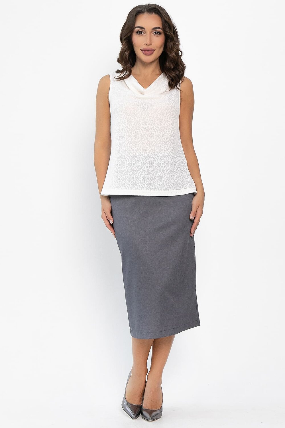 LT Collection Топ 551355 Б14142-29М молочный