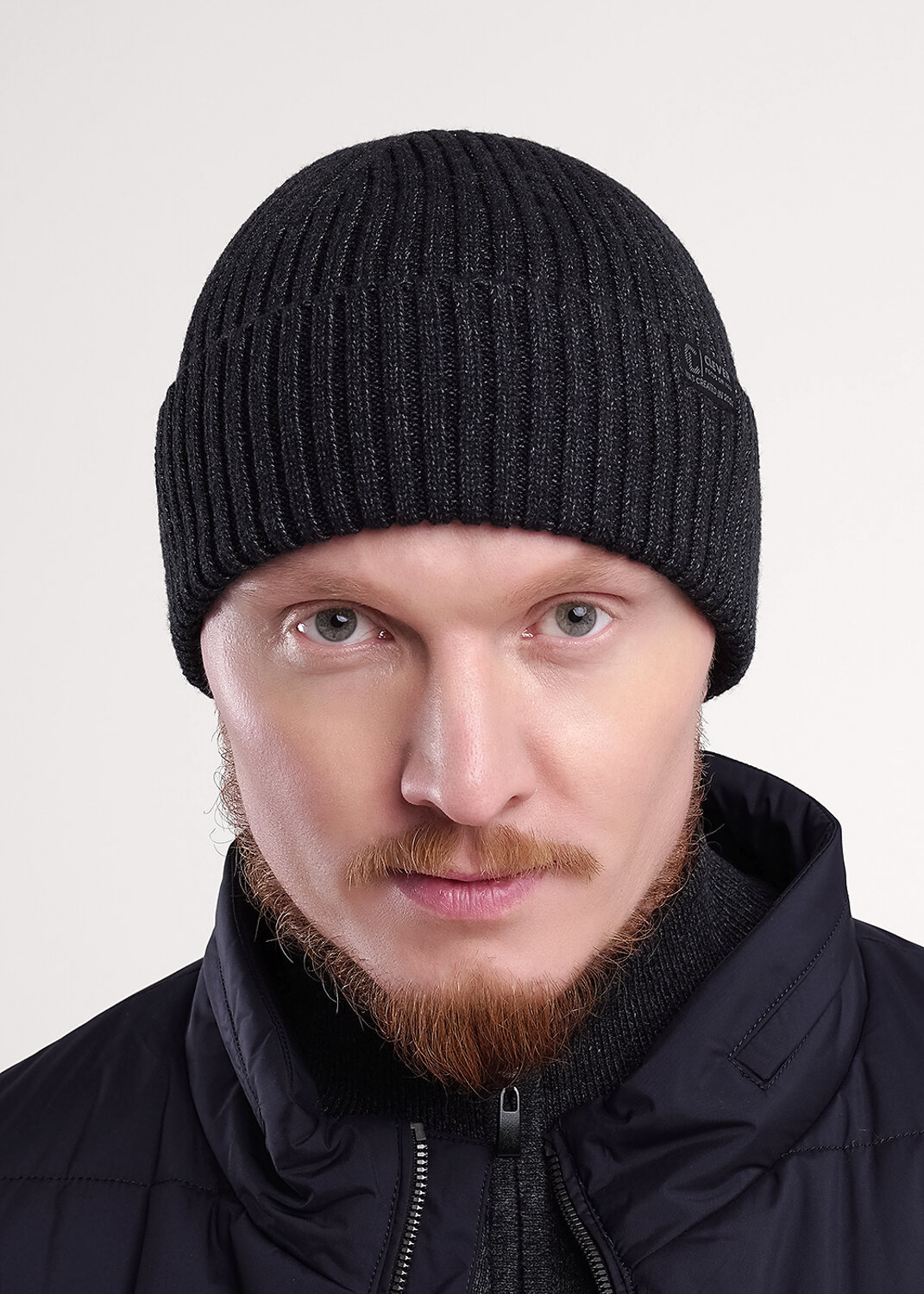 CLEVER Шапка 551527 433789вн меланж т.серый