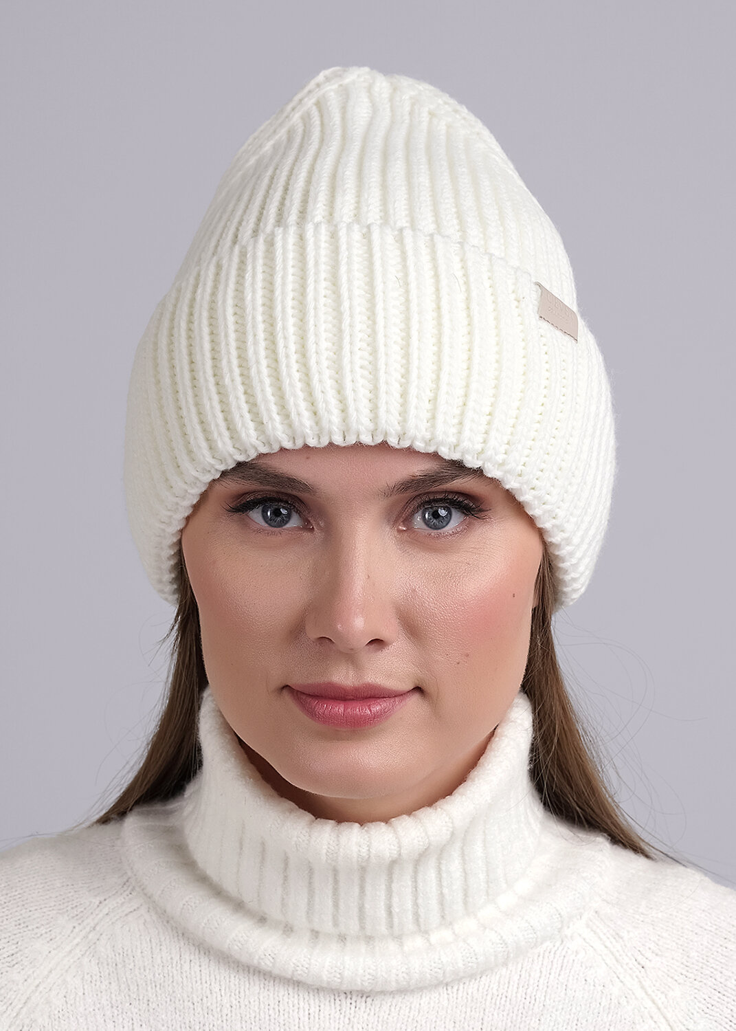 CLEVER Шапка 551648 453929ап флис белый