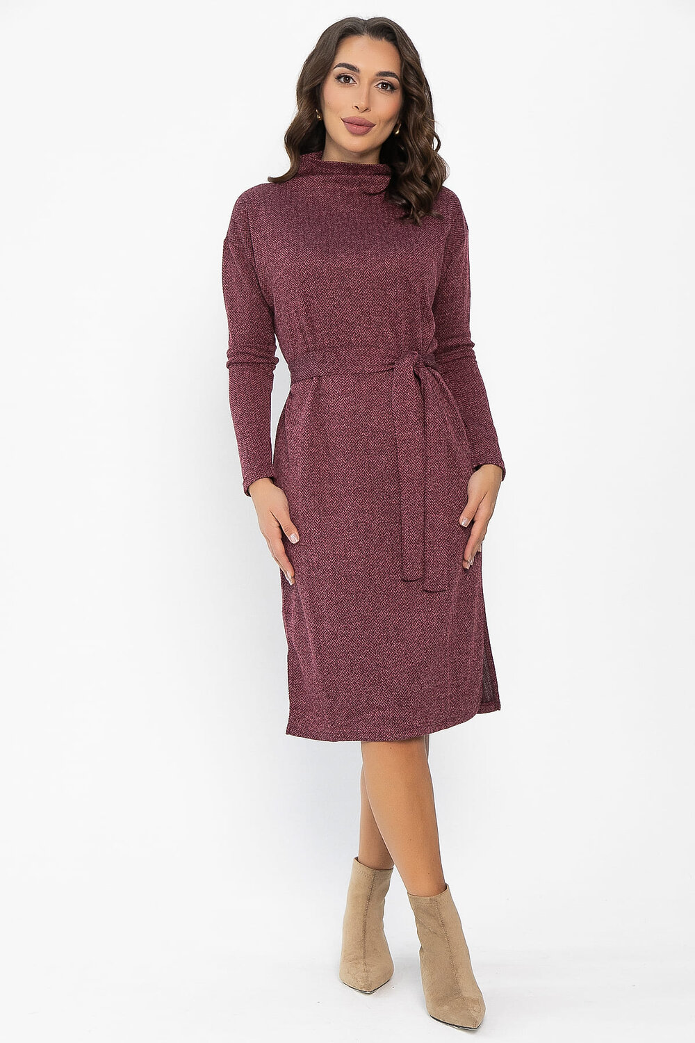 LT Collection Платье 552014 П14057-33М бордовый