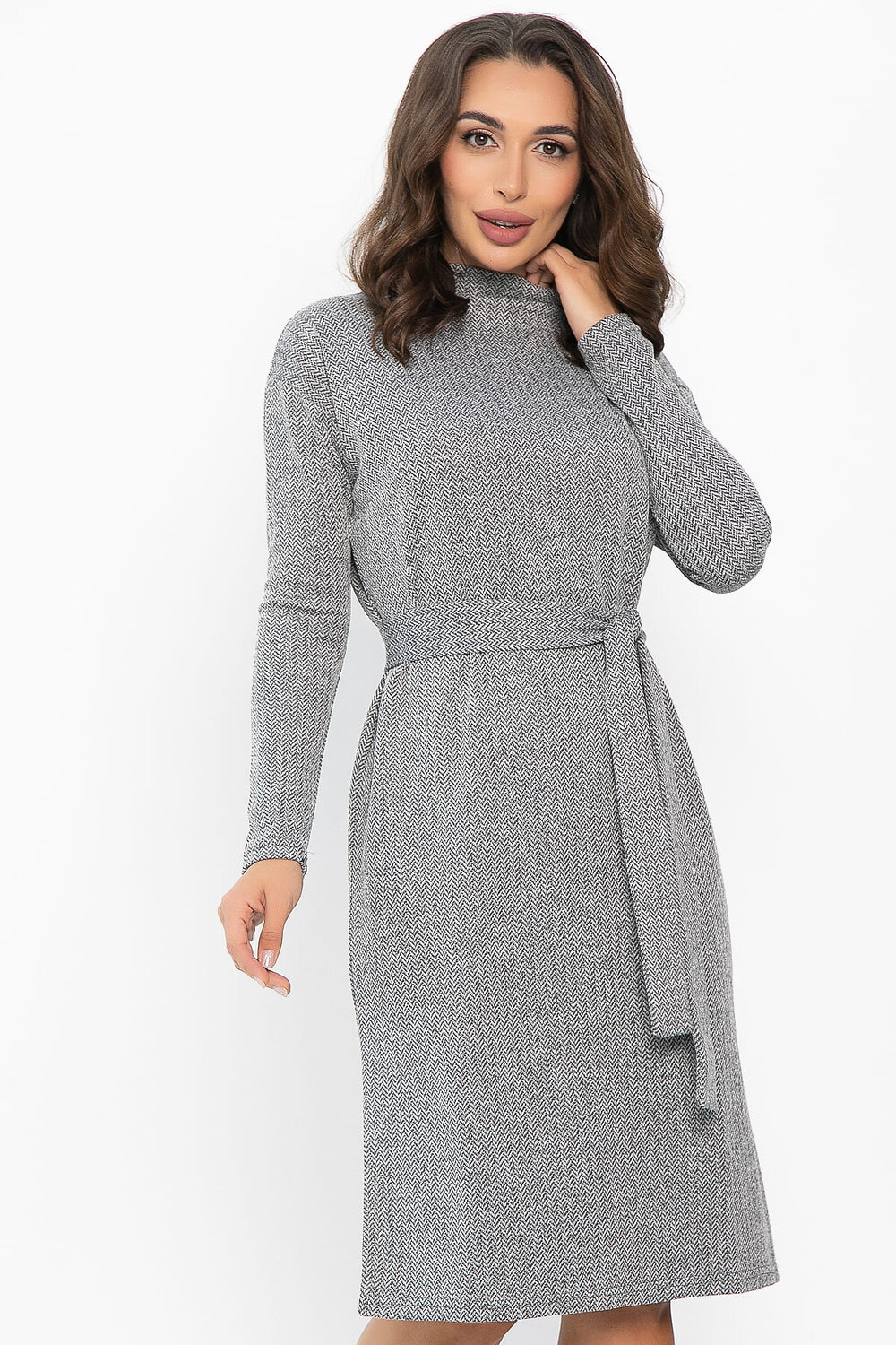 LT Collection Платье 552015 П14056-33М серый