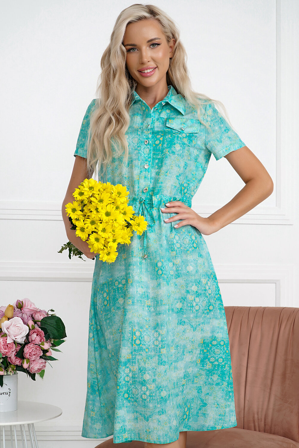 Open-style Платье 552035 6881 зеленый