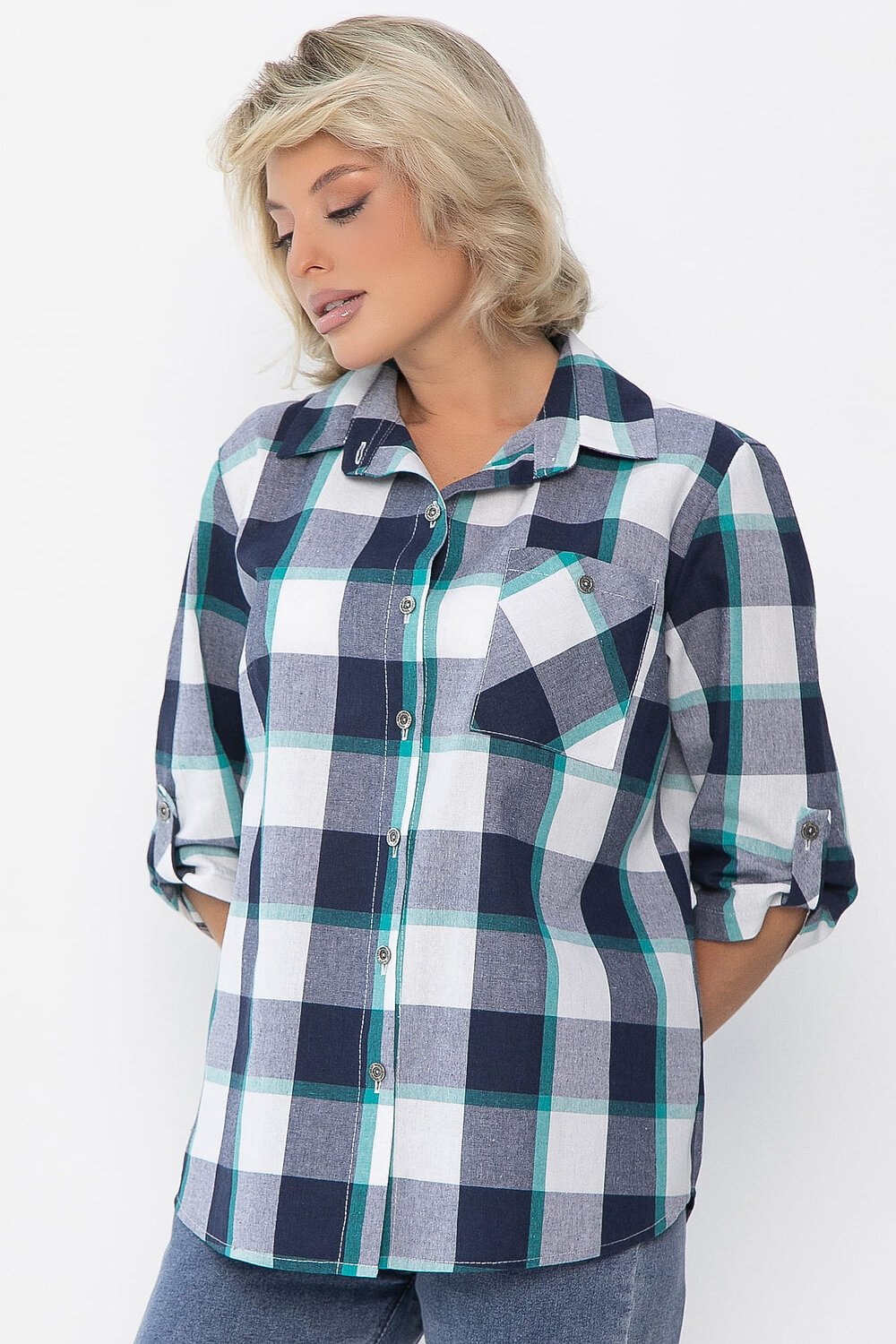 LT Collection Рубашка 552237 Б14035-18М Синий