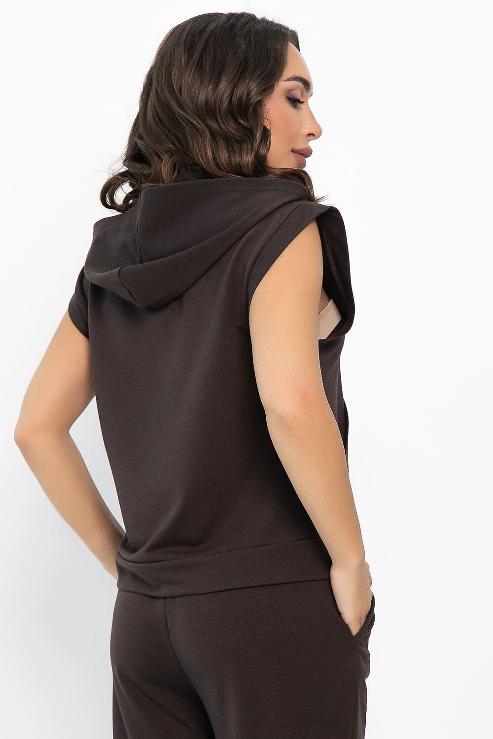 LT Collection Жилет 552244 Б14141-25М горький шоколад