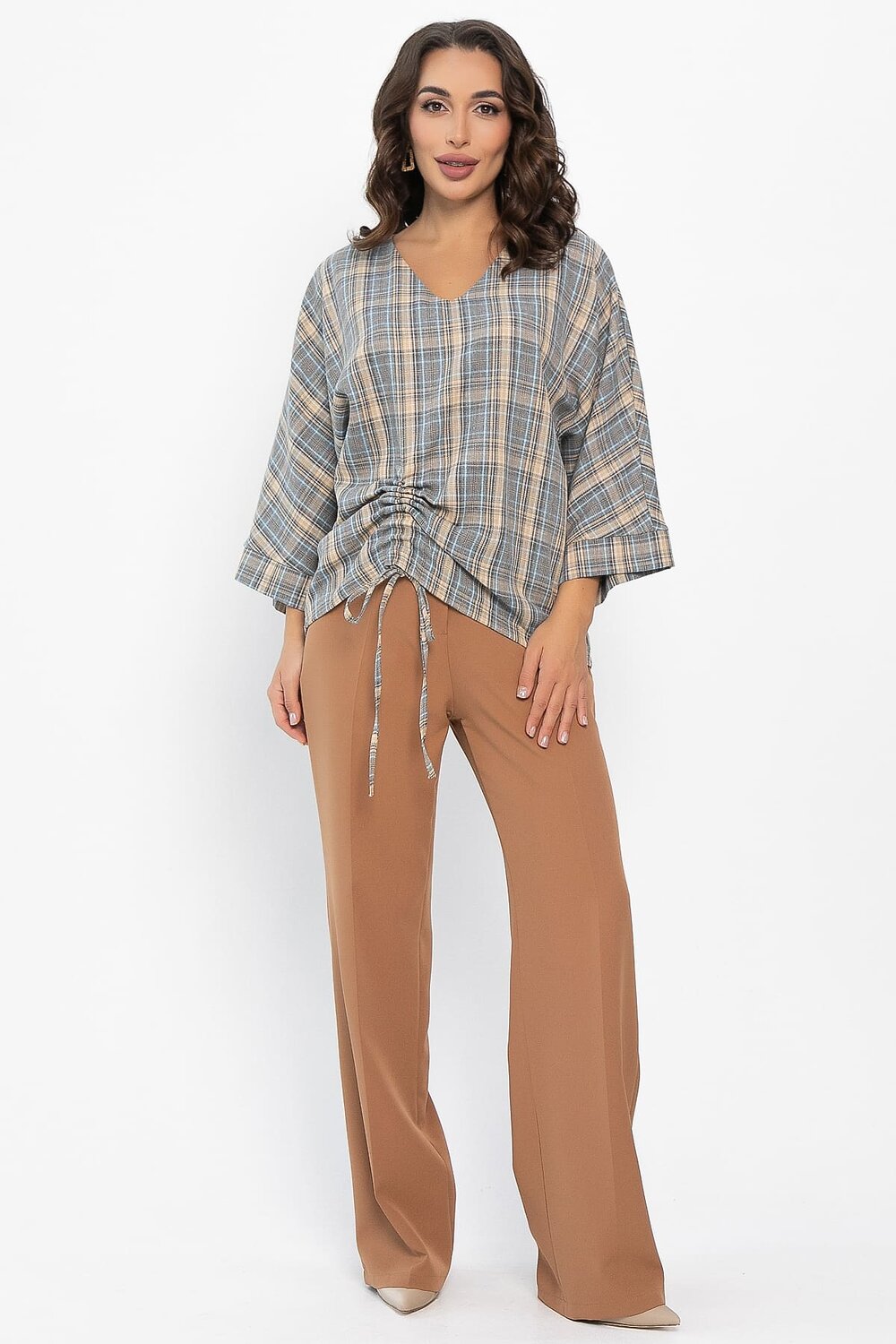 LT Collection Блуза 552245 Б14150-12М серый