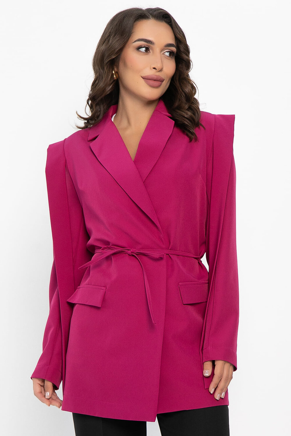 LT Collection Жакет 552253 Б14165-25М малиновый