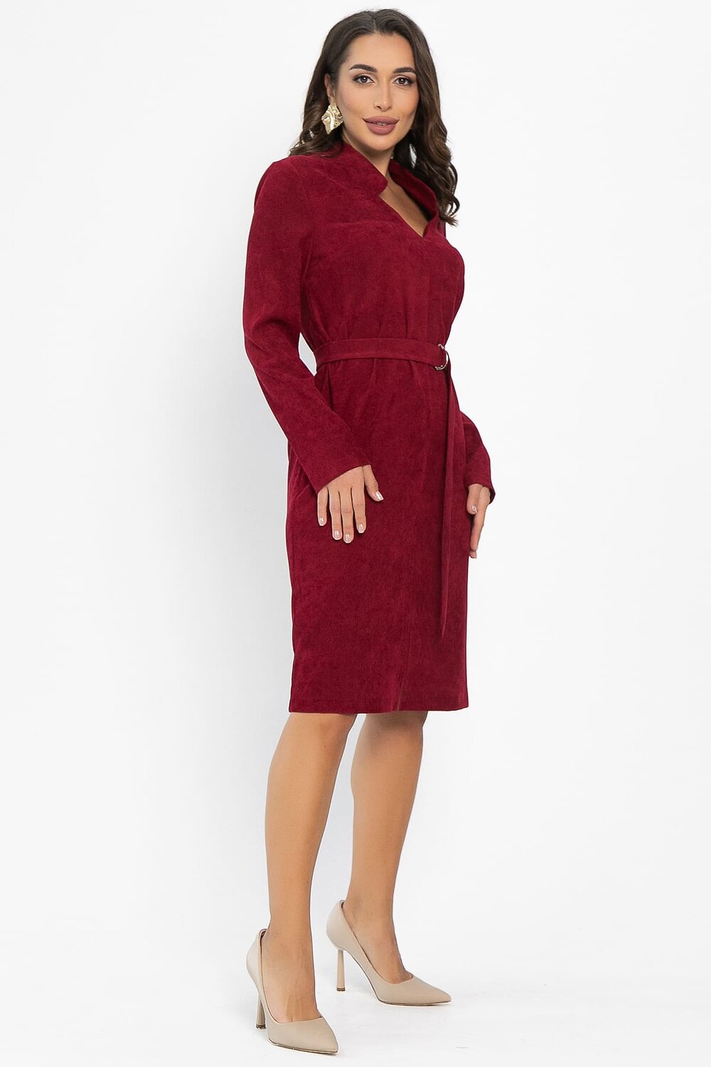 LT Collection Платье 552534 П13666-19М бордовый