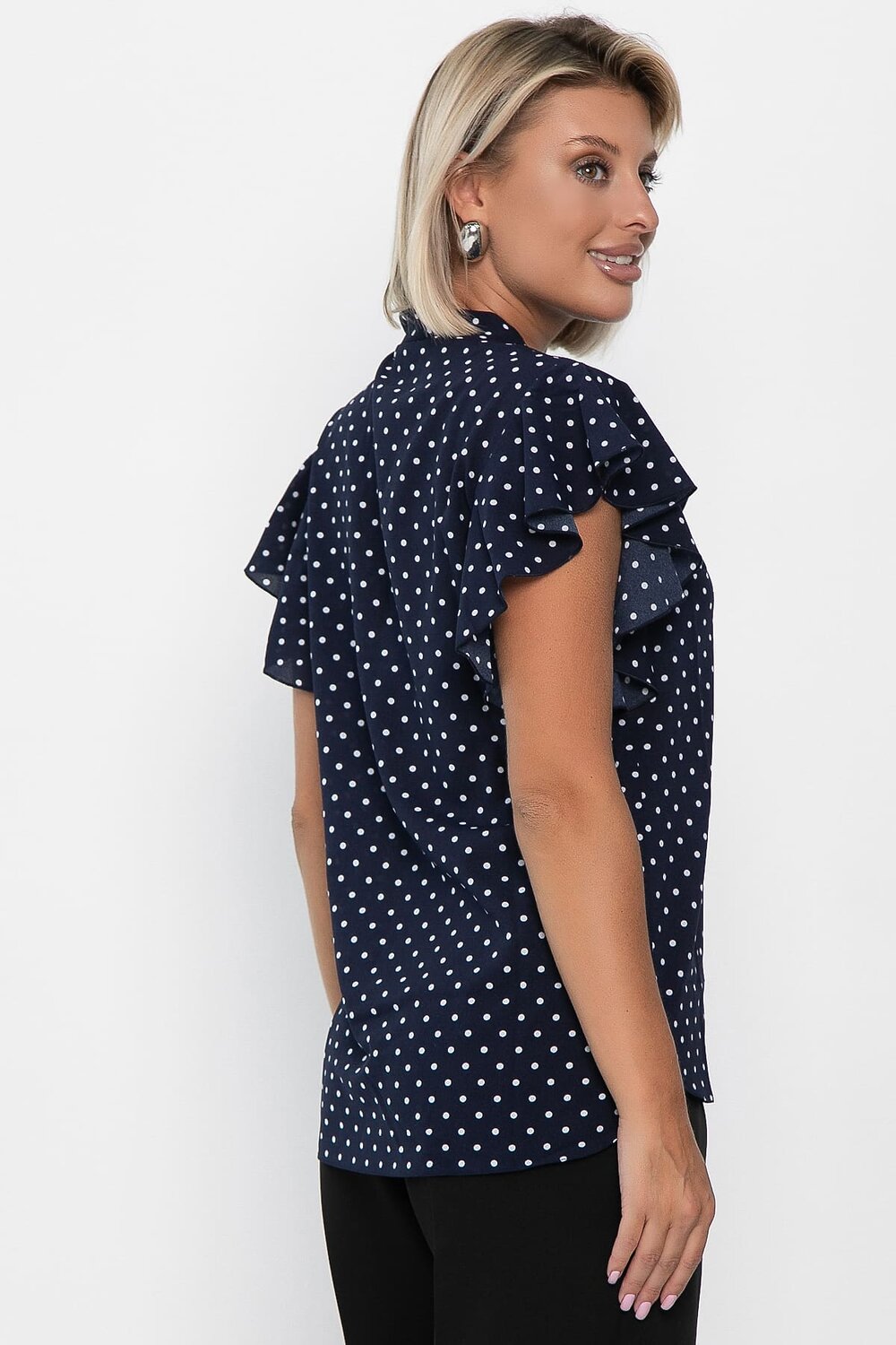 LT Collection Блуза 552538 Б13948-6М синий