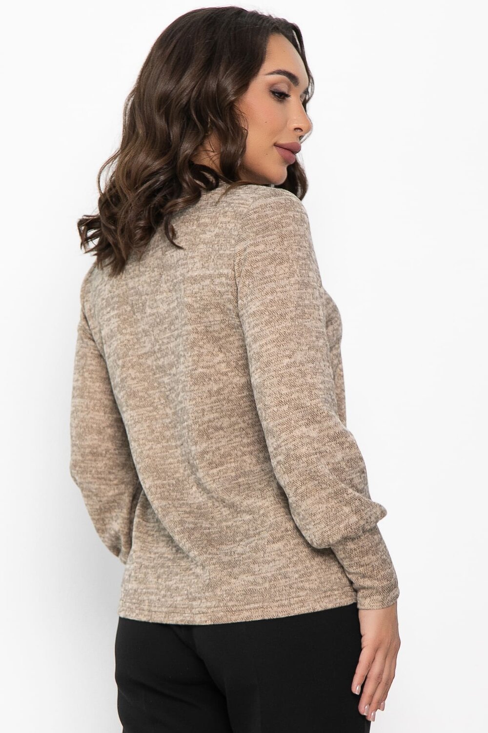 LT Collection Джемпер 552539 Б14012-19М бежевый