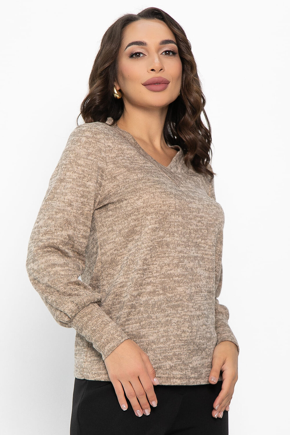 LT Collection Джемпер 552539 Б14012-19М бежевый