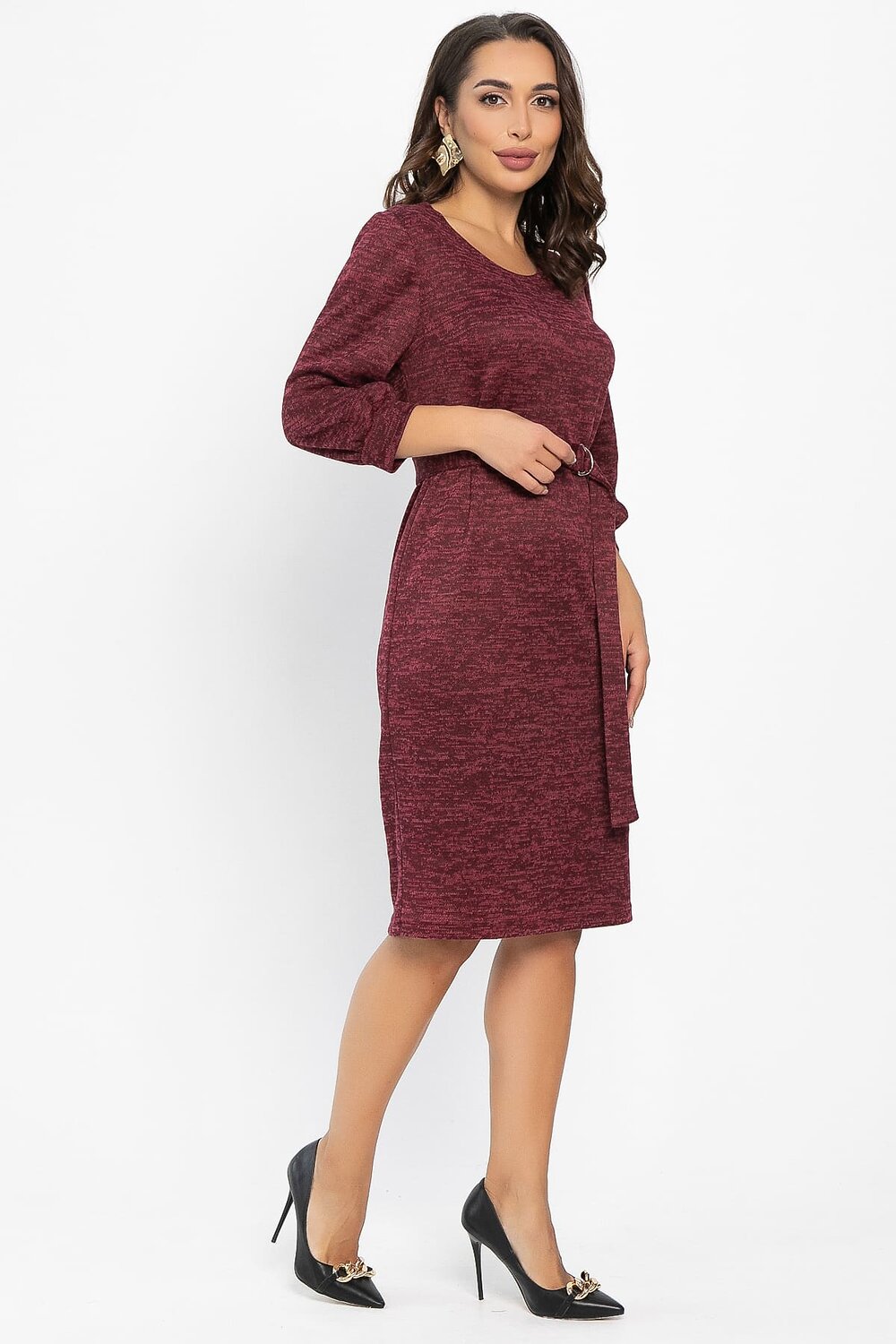 LT Collection Платье 552540 П14027-19М бордовый