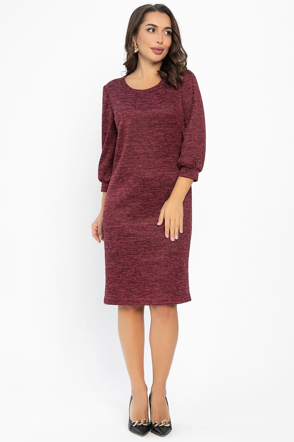 LT Collection Платье 552540 П14027-19М бордовый