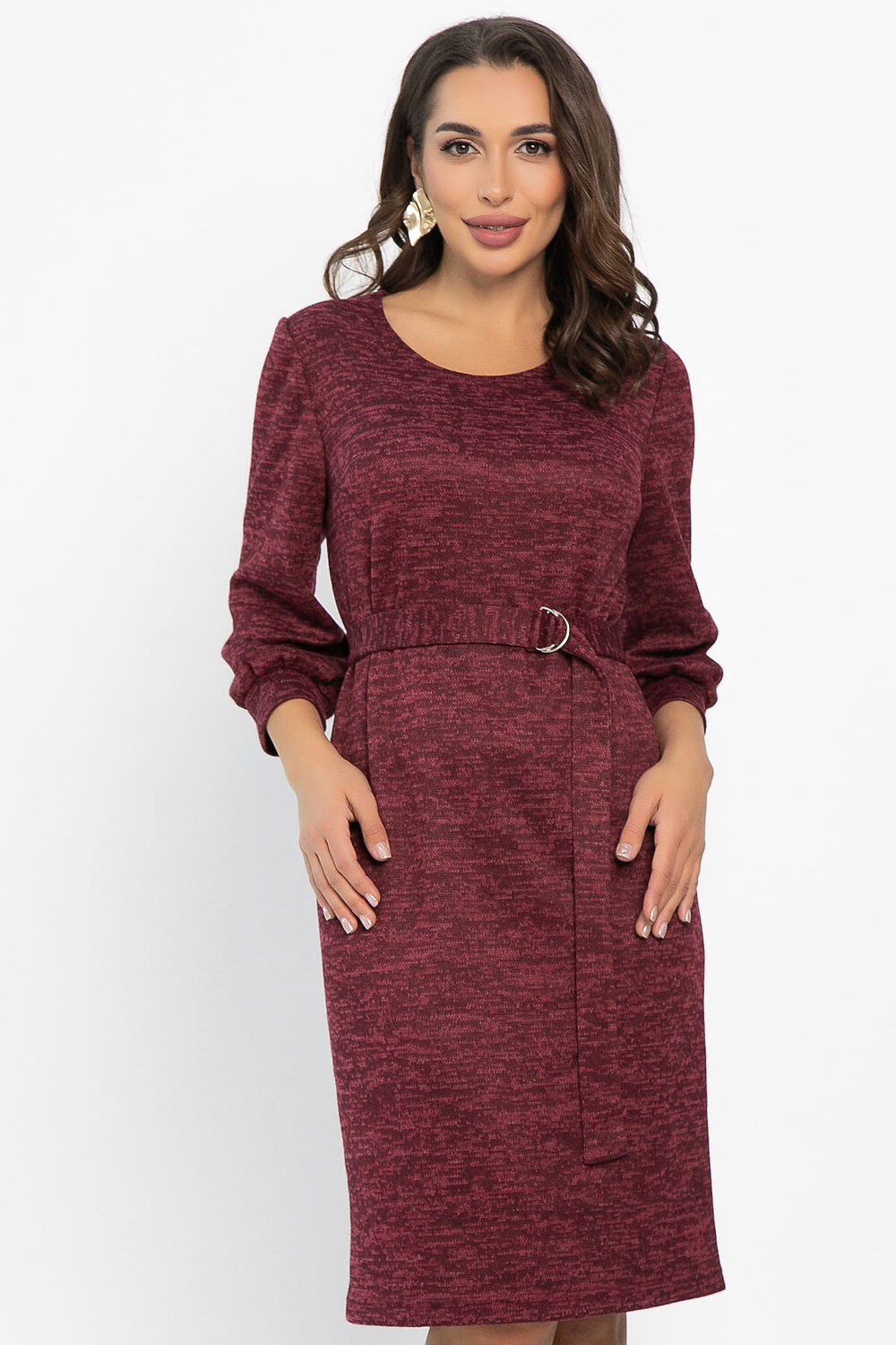 LT Collection Платье 552540 П14027-19М бордовый