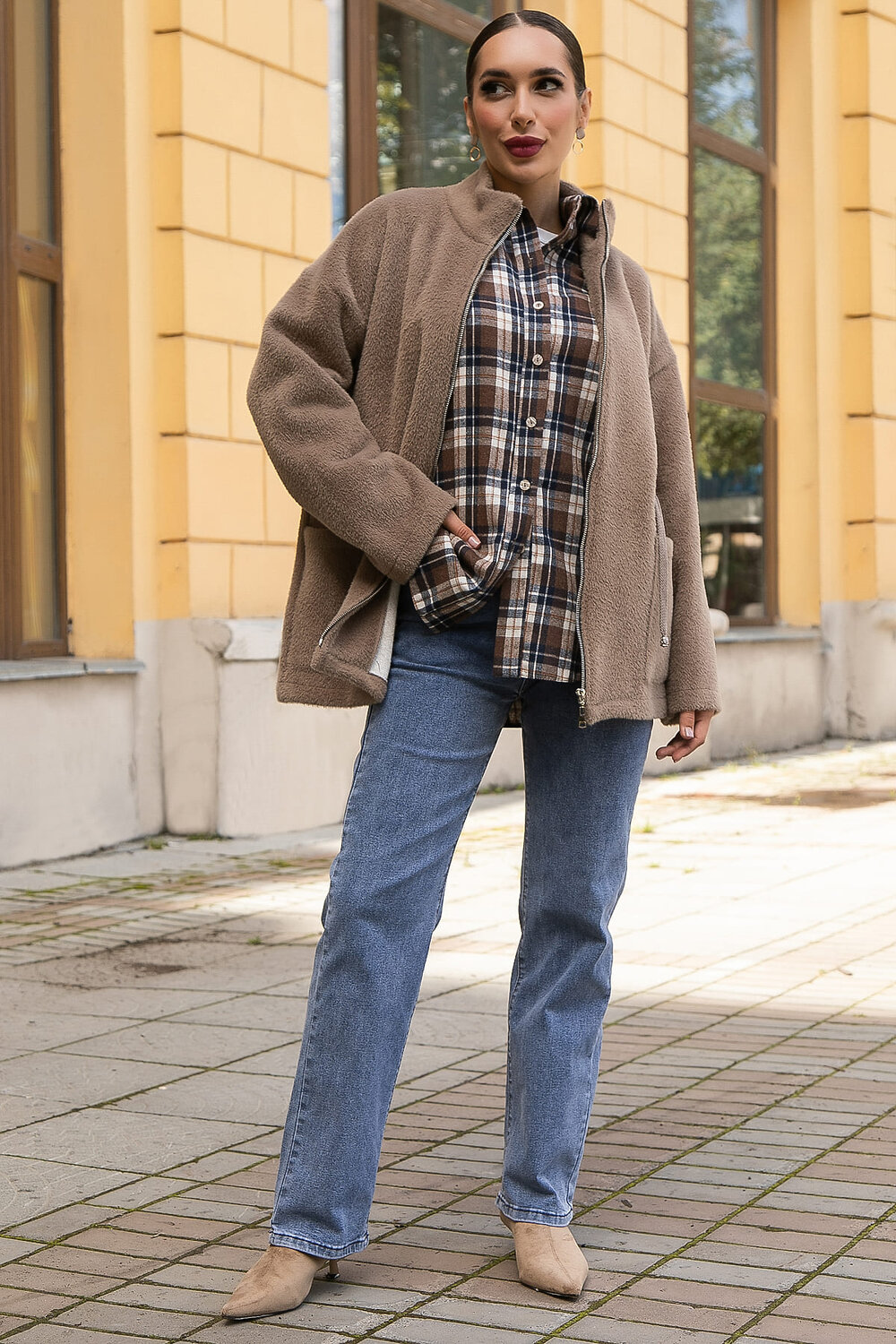 LT Collection Рубашка 552567 Б14144-7М коричневый