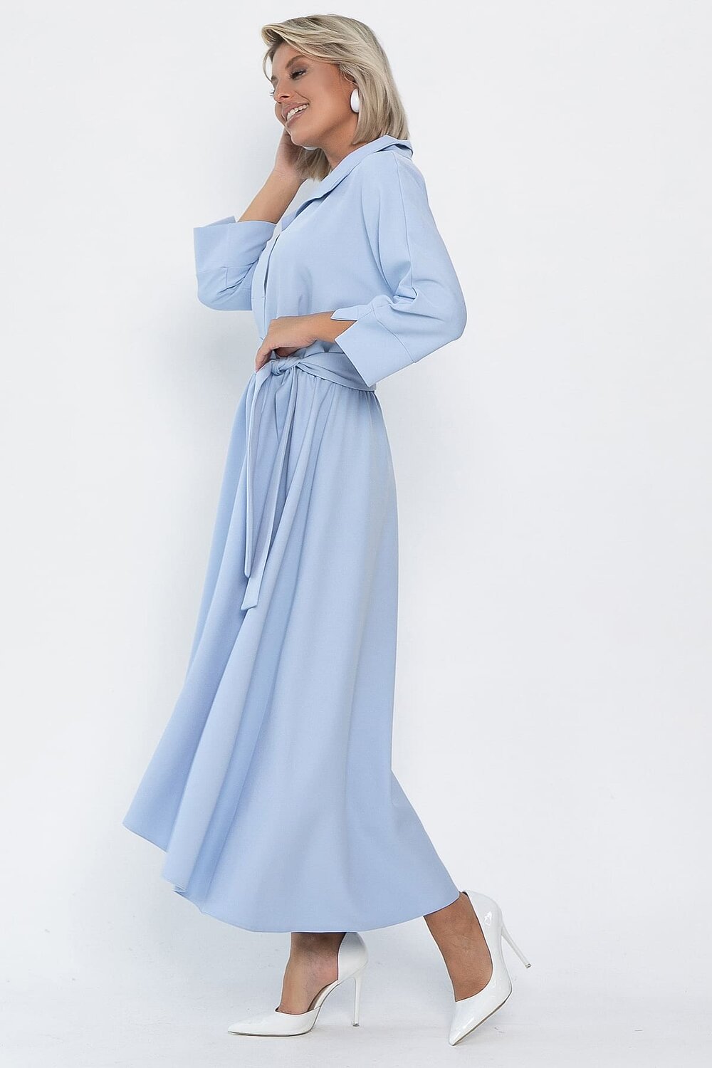 LT Collection Платье 552570 П14201-16М голубой